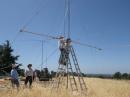 Installing the 15 meter yagi